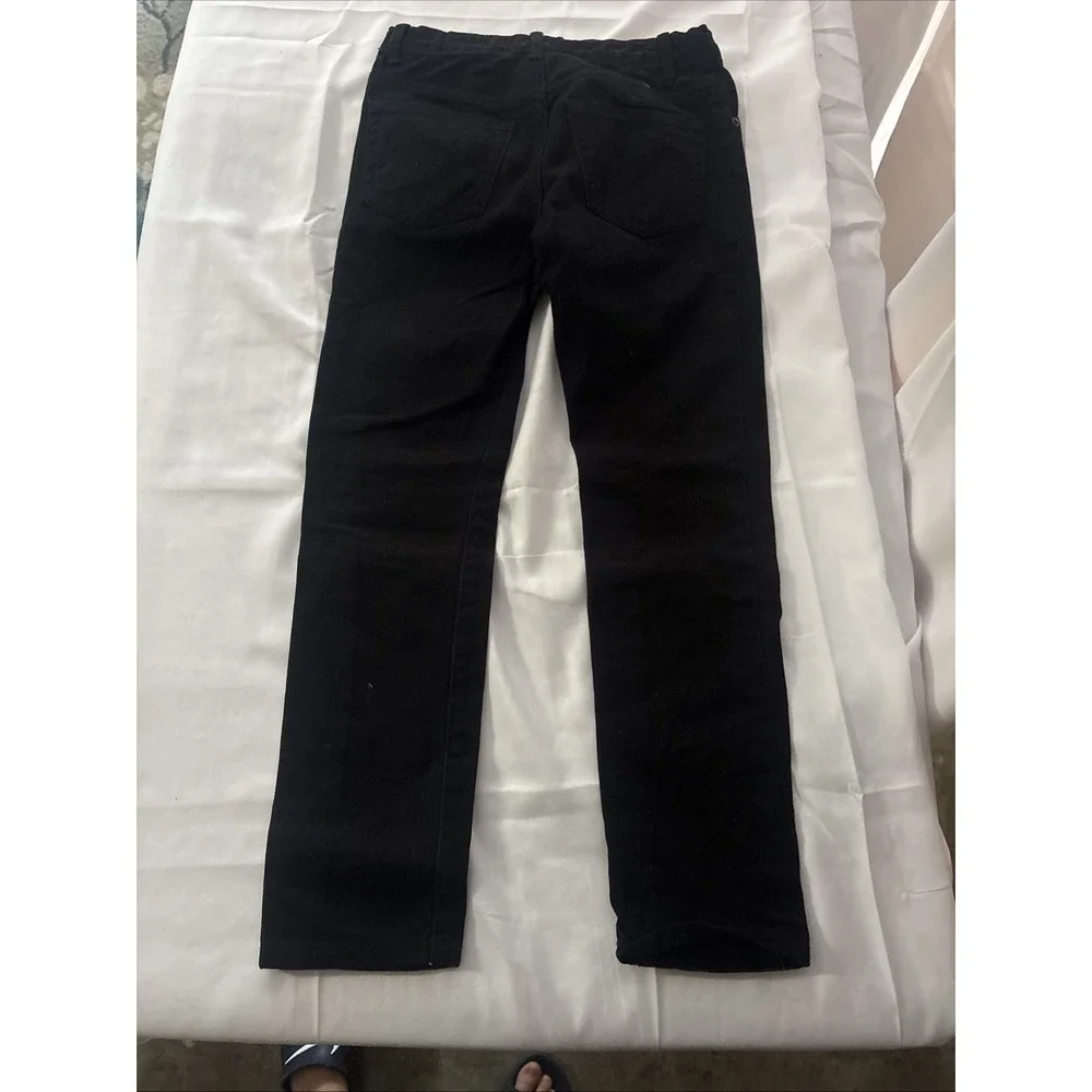 Children’s Place Black Skinny Jeans Boys Size 8 Adjustable Waist